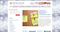 Desktop Screenshot of mythankyousite.com